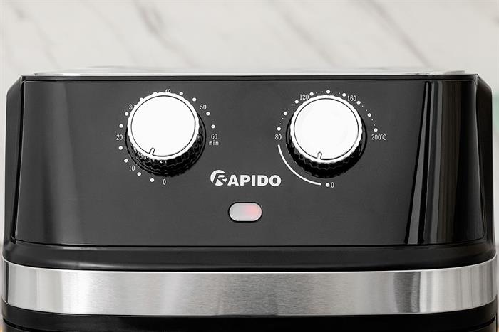 Nồi chiên không dầu Rapido 8 lít RAF-8.0M2 Màu Đen