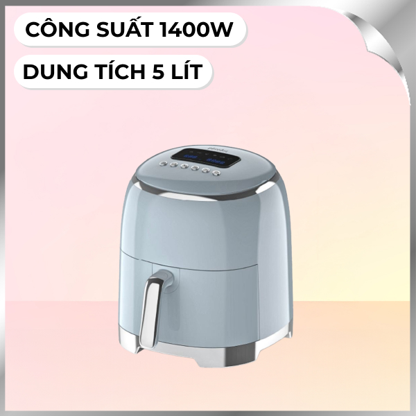 Nồi chiên không dầu Paveden 5 lít PAF-515BL