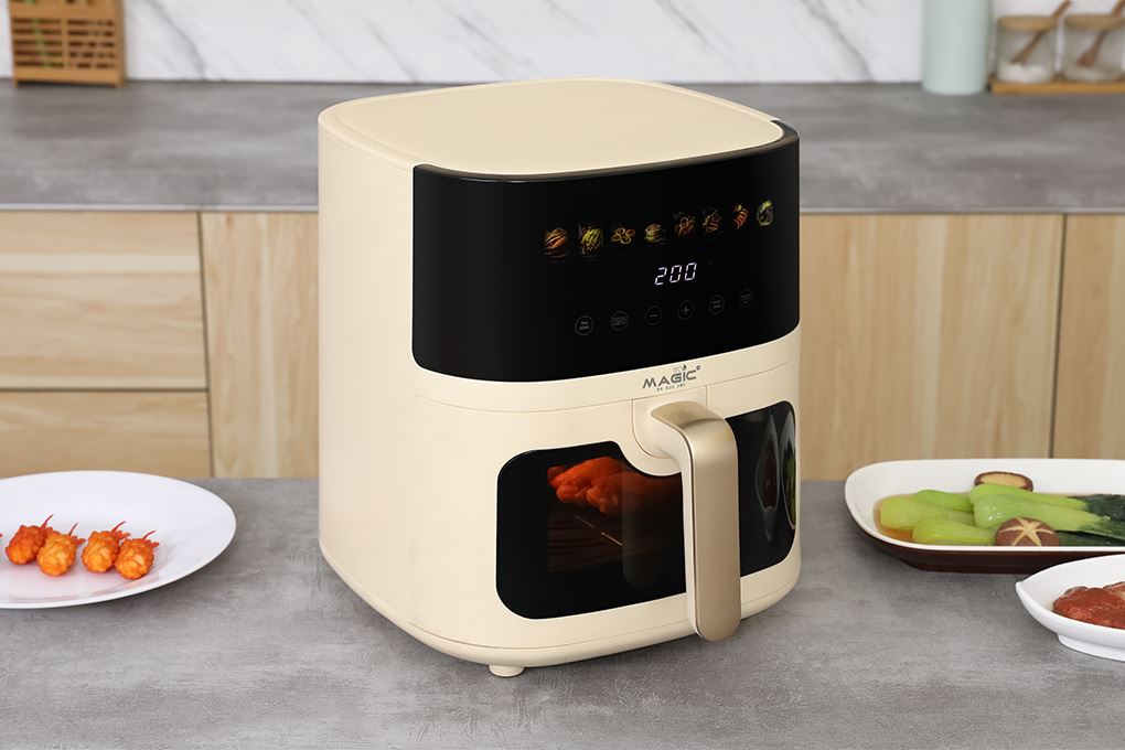 Nồi chiên không dầu Magic Eco 6 lít AC-125 Màu Kem