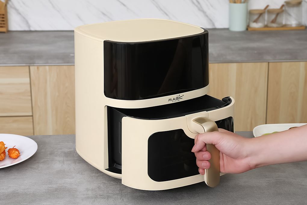 Nồi chiên không dầu Magic Eco 6 lít AC-125 Màu Kem