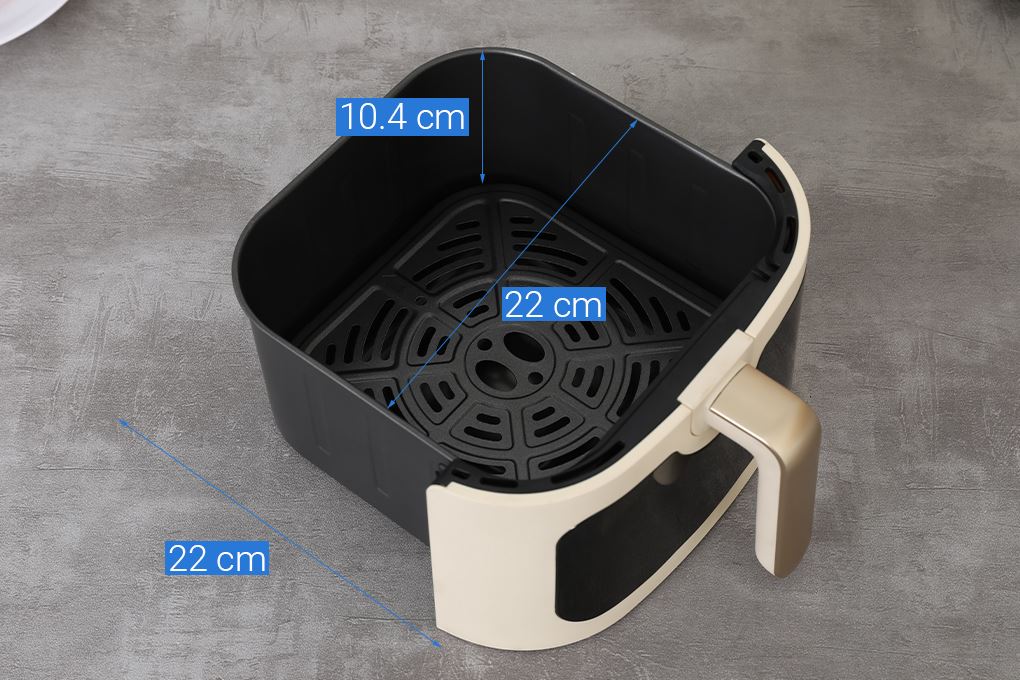 Nồi chiên không dầu Magic Eco 6 lít AC-125 Màu Kem