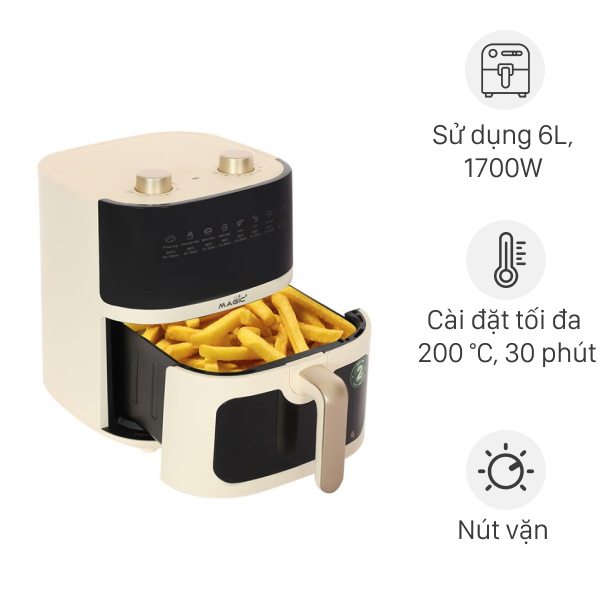 Nồi chiên không dầu Magic Eco 6 lít AC-161
