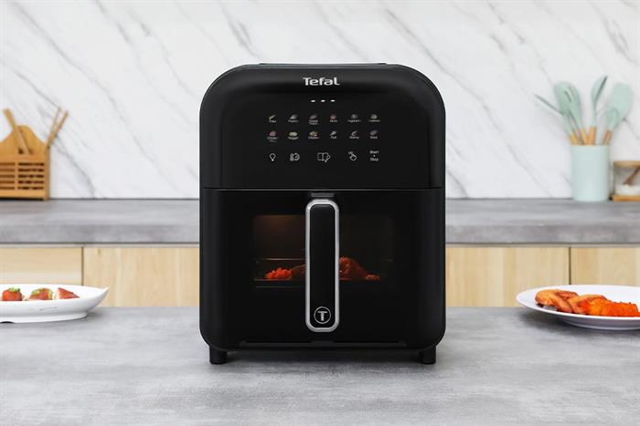 Nồi chiên không dầu Tefal Window 6 lít EY821868 Màu Đen