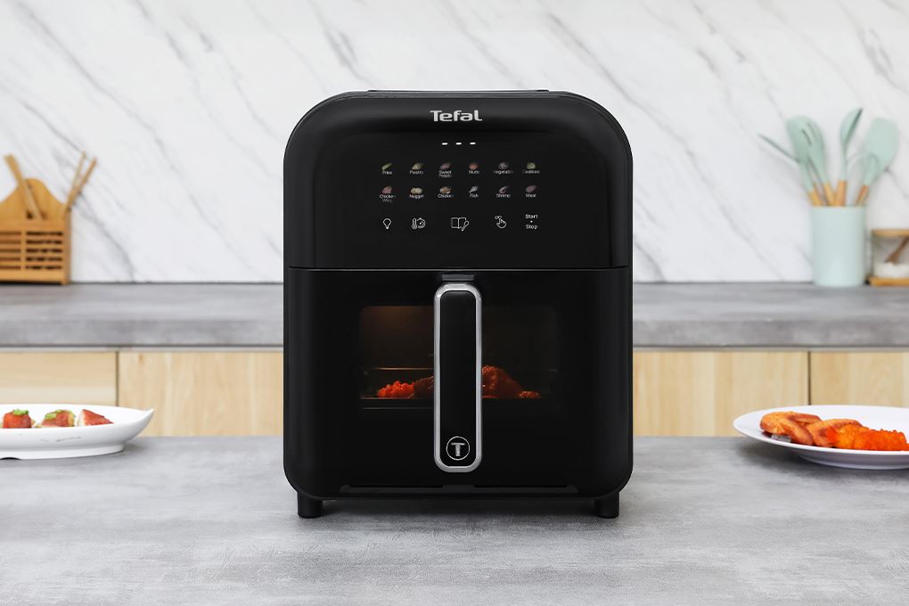 Nồi chiên không dầu Tefal Window 6 lít EY821868 Màu Đen