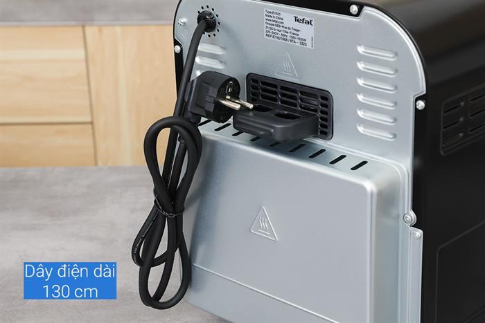 Nồi chiên không dầu Tefal Window 6 lít EY821868 Màu Đen