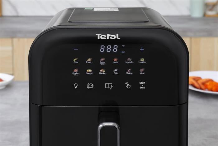 Nồi chiên không dầu Tefal Window 6 lít EY821868 Màu Đen