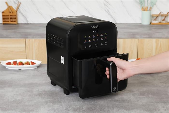 Nồi chiên không dầu Tefal Window 6 lít EY821868 Màu Đen
