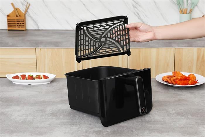 Nồi chiên không dầu Tefal Window 6 lít EY821868 Màu Đen