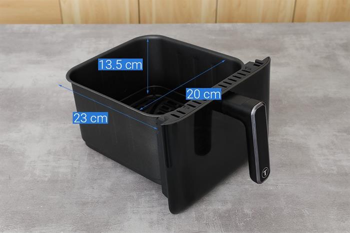 Nồi chiên không dầu Tefal Window 6 lít EY821868 Màu Đen