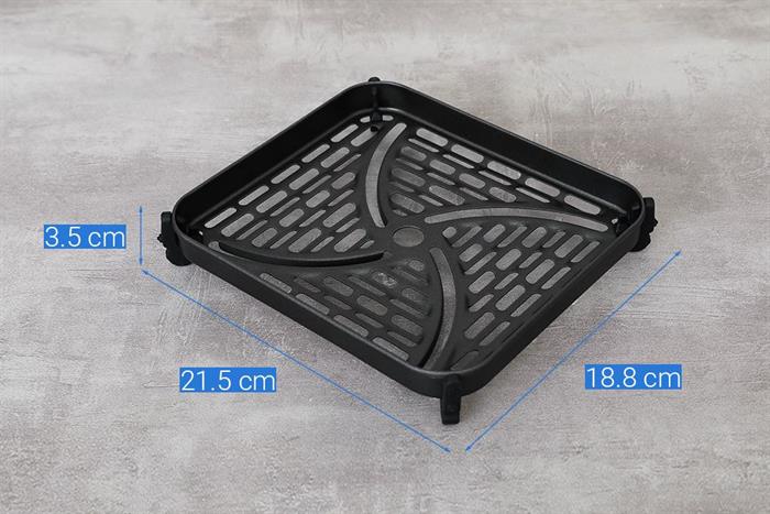 Nồi chiên không dầu Tefal Window 6 lít EY821868 Màu Đen