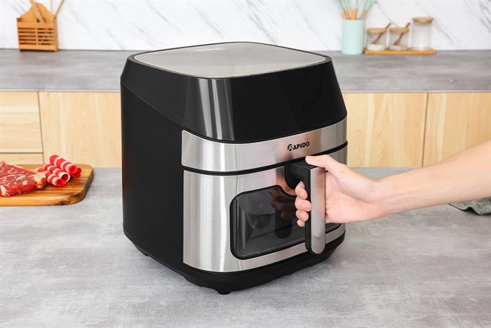 Nồi chiên không dầu Rapido 9 lít RAF-9.0D 2M Màu Đen