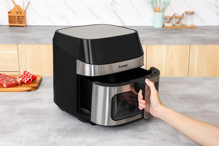 Nồi chiên không dầu Rapido 9 lít RAF-9.0D 2M Màu Đen