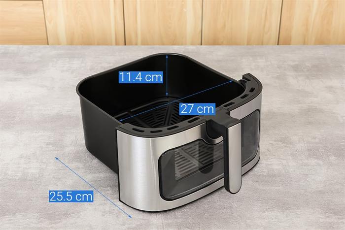 Nồi chiên không dầu Rapido 9 lít RAF-9.0D 2M Màu Đen