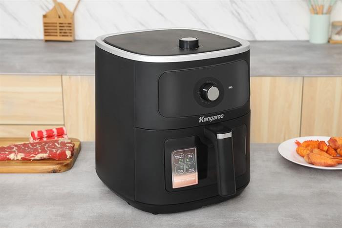Nồi chiên không dầu Kangaroo 8 lít KGAF81MG Màu Đen