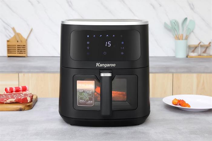 Nồi chiên không dầu Kangaroo 8 lít KGAF82DG Màu Đen