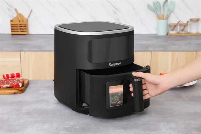Nồi chiên không dầu Kangaroo 8 lít KGAF82DG Màu Đen