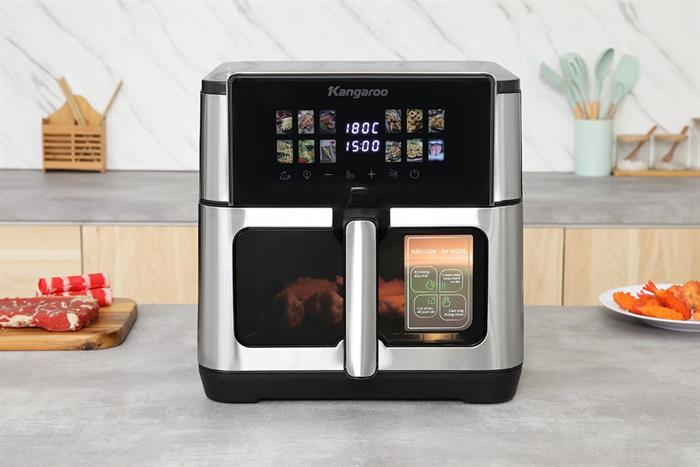 Nồi chiên không dầu Kangaroo 10 lít KGAF102DG Màu Đen