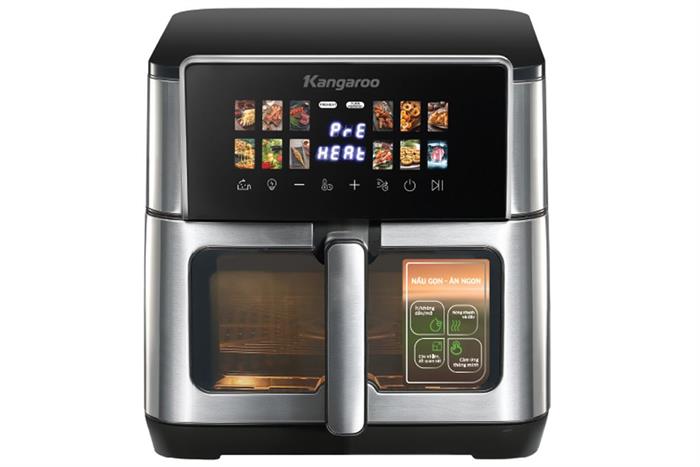Nồi chiên không dầu Kangaroo 10 lít KGAF102DG Màu Đen
