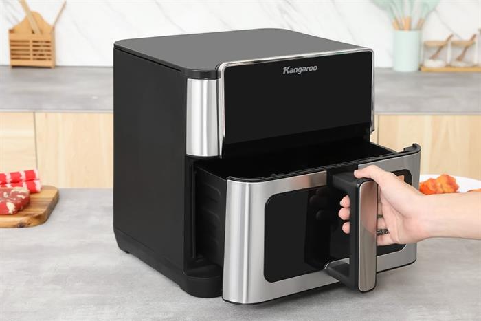 Nồi chiên không dầu Kangaroo 10 lít KGAF102DG Màu Đen