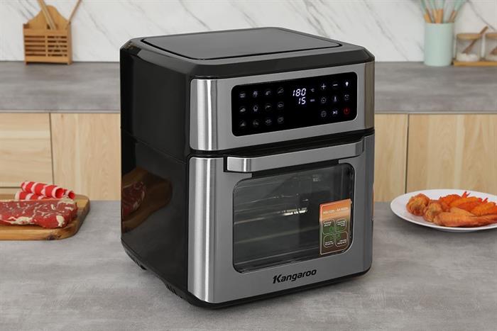 Nồi chiên không dầu Kangaroo 12 lít KGAF122DG Màu Trắng/Đen