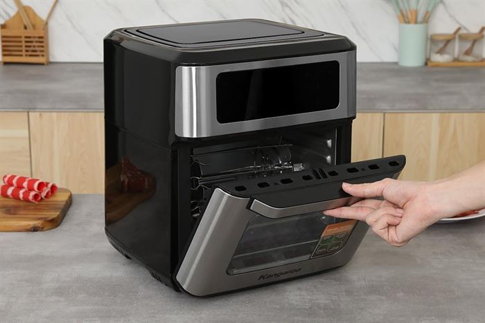 Nồi chiên không dầu Kangaroo 12 lít KGAF122DG Màu Trắng/Đen