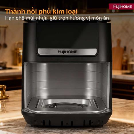 Nồi chiên không dầu FUJIHOME 9 lít A9DH Màu Đen