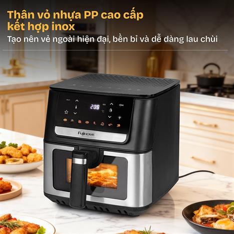 Nồi chiên không dầu FUJIHOME 7 lít A7DH Màu Đen
