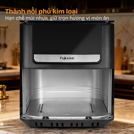 Nồi chiên không dầu FUJIHOME 7 lít A7DH Màu Đen