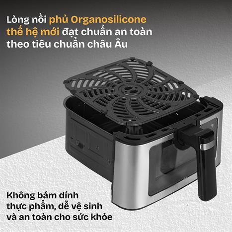 Nồi chiên không dầu FUJIHOME 7 lít A7DH Màu Đen