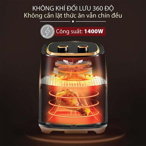 Nồi chiên không dầu FUJIHOME 4.5 lít A4EW