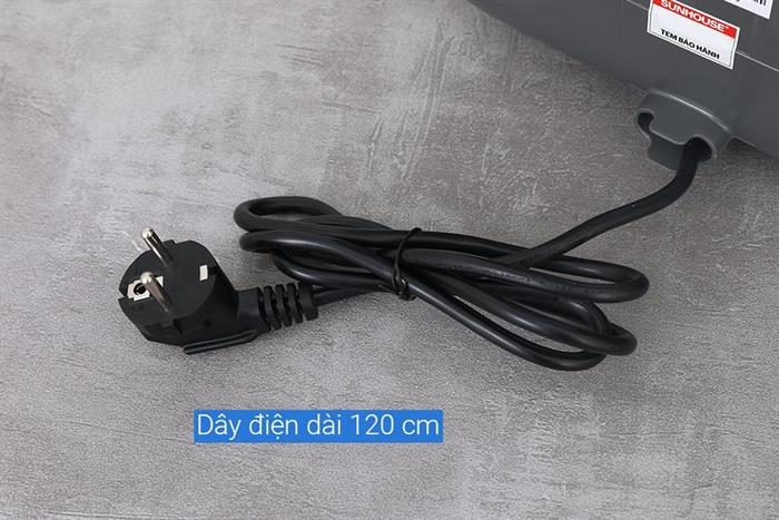 Nồi chiên không dầu Sunhouse 8 lít SHD4033 Màu Đen