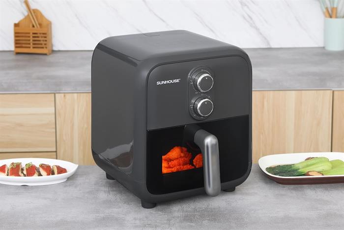 Nồi chiên không dầu Sunhouse 8 lít SHD4033 Màu Đen