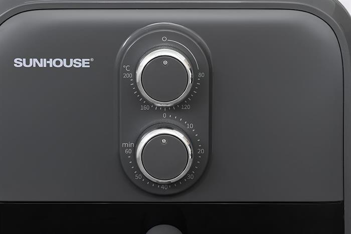 Nồi chiên không dầu Sunhouse 8 lít SHD4033 Màu Đen