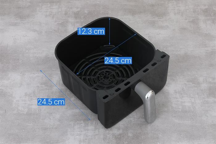 Nồi chiên không dầu Sunhouse 8 lít SHD4033 Màu Đen