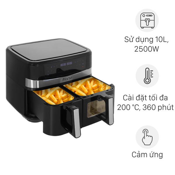 Nồi chiên không dầu Sunhouse 10 lít SHD4098
