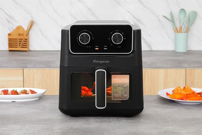Nồi chiên không dầu Kangaroo 6.5 lít KGAF65M1G Màu Đen