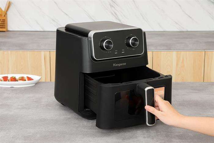 Nồi chiên không dầu Kangaroo 6.5 lít KGAF65M1G Màu Đen