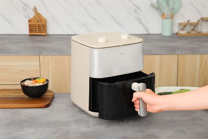 Nồi chiên không dầu Bear 6 lít AFR-165VY Màu Màu be