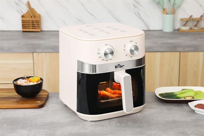 Nồi chiên không dầu Bear 9 lít AFR-215BF Màu Màu be