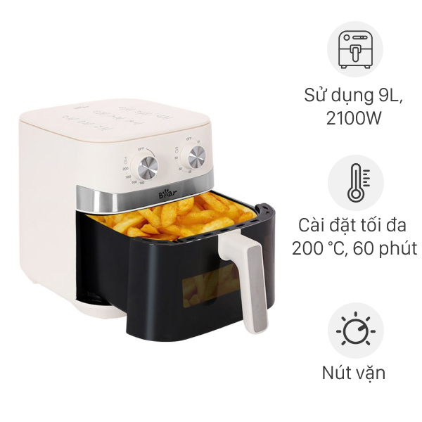 Nồi chiên không dầu Bear 9 lít AFR-215BF