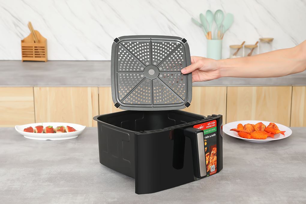Nồi chiên không dầu Magic Eco 8 lít AC-162 Màu Đen