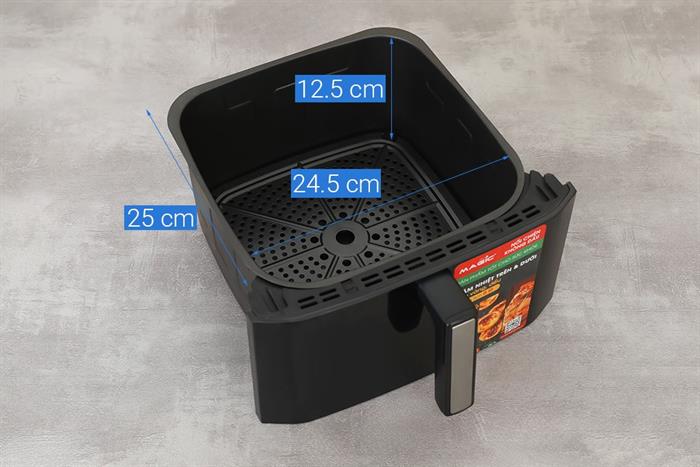 Nồi chiên không dầu Magic Eco 8 lít AC-162 Màu Đen