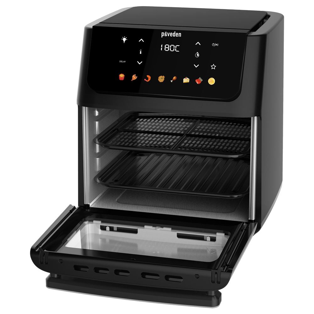 Nồi chiên không dầu Paveden 11 lít PAF-1118 Màu Đen