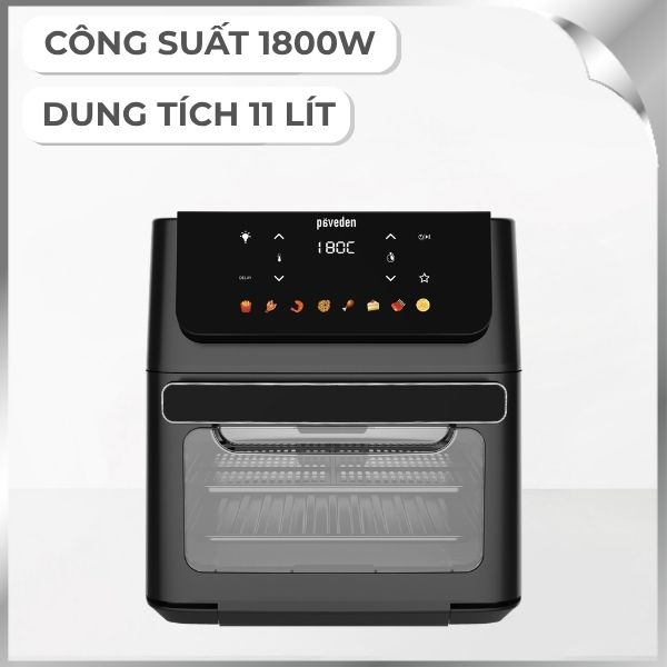 Nồi chiên không dầu Paveden 11 lít PAF-1118