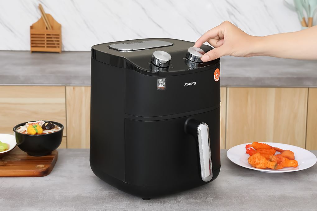 Nồi chiên không dầu Joyoung 6 lít JAF-612 Màu Đen