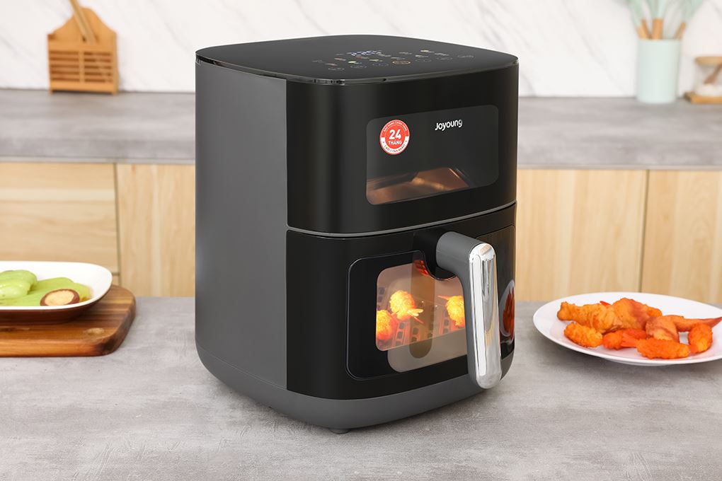 Nồi chiên không dầu Joyoung 6 lít JAF-579 Màu Đen