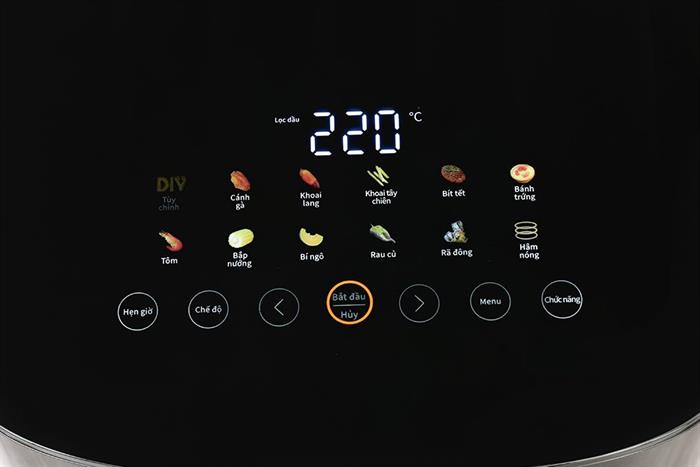 Nồi chiên không dầu Joyoung 6 lít JAF-579 Màu Đen