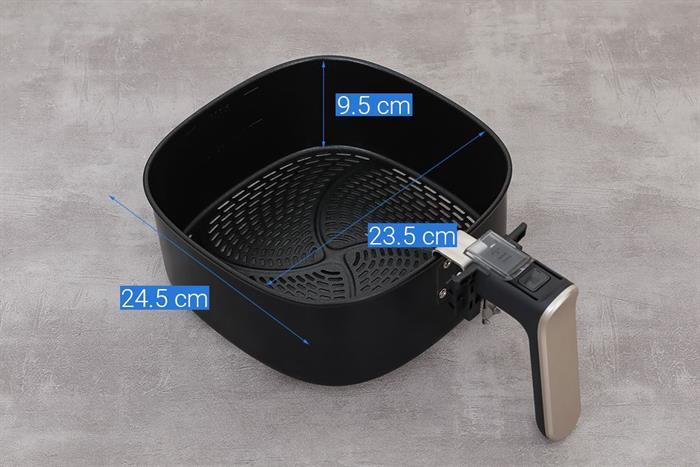Nồi chiên không dầu Philips 7.2 lít NA543/00 Màu Đen