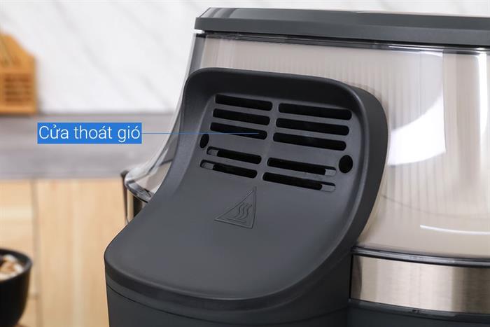 Nồi chiên không dầu Philips 7.2 lít NA543/00 Màu Đen