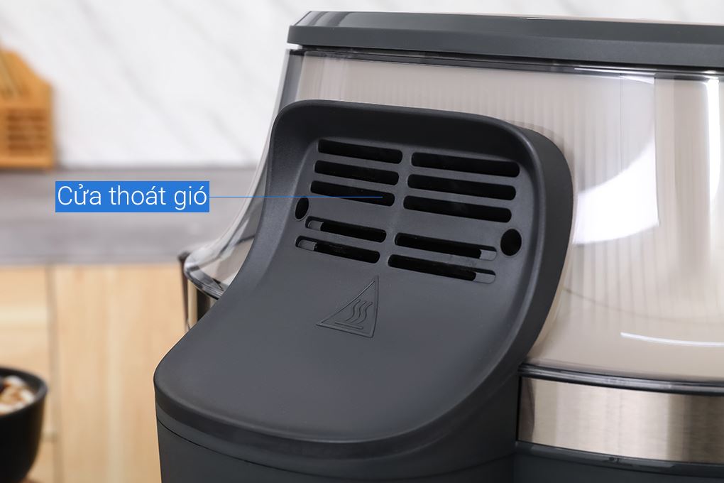 Nồi chiên không dầu Philips 7.2 lít NA543/00 Màu Đen